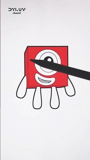 Numberblocks Coloring - Numberblocks 1 #shorts