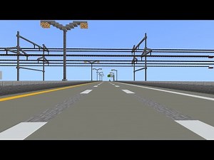 Minecraft: Freeway Construction - Episode 1 - Freeway Offramp - Speed Build!
