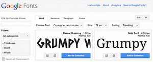 Google Web Fonts rebrands as Google Fonts, simplifies web interface