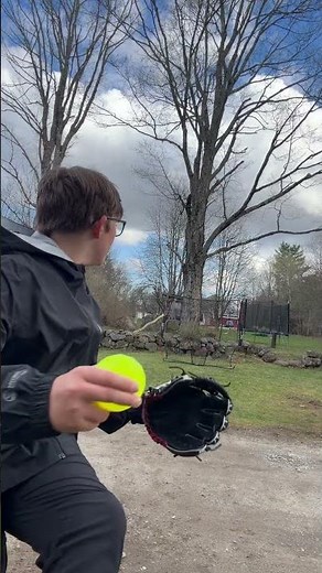 How to throw my Blitzball curve ball! #baseball #blitzball #howto #sports