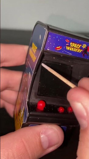 Mini SPACE INVADERS Arcade Keychain RESTORATION #foryou #theawsomavenger