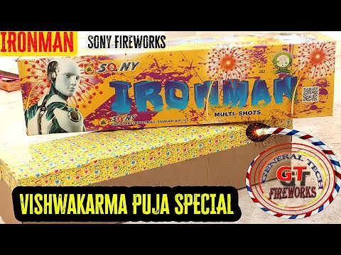 IRONMAN from Sony Fireworks| Sony Fireworks Multi Shot|Diwali Stash 2023 #sonyfireworks