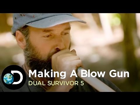 How To Make A Blow Gun | Dual Survival 5