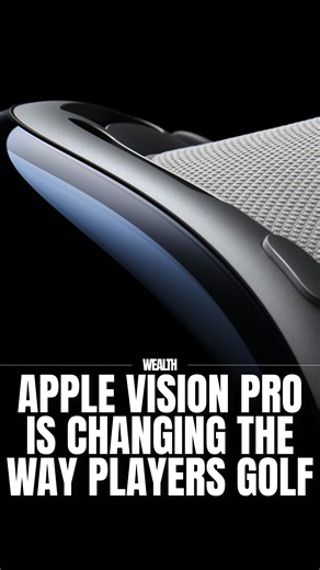 Wealth Office on Instagram: "Apple Vision Pro is quietly reshaping golf. Early adopters inside private clubs report that VisionOS swing-tracking apps are delivering frame-accurate biomechanics, measuring rotation, club path, and launch angles with the same precision as a $30,000 TrackMan setup. Some coaches now claim it’s “the biggest tech leap the sport has seen since laser rangefinders.” Golfers are using it to simulate full rounds at Pebble Beach, analyze slow-motion impact frames, and get re