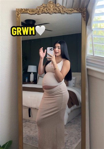 GRWM at 39 Weeks | Easy Pregnancy Makeup & Outfit Prep