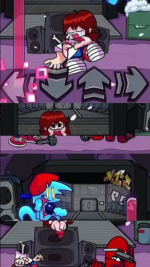 Battle with Red Imposter - FNF Goodbye World Mod Challenge #fnf #fnfmods