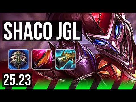 SHACO vs KHA'ZIX (JGL) | 9 solo kills, Legendary | EUW Master | 25.23