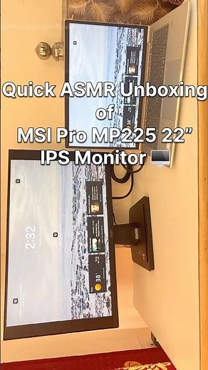 MSI Pro MP225 22 inch IPS Monitor Unboxing & Review #shorts #gamingmonitor #msi #unboxing #Monitor