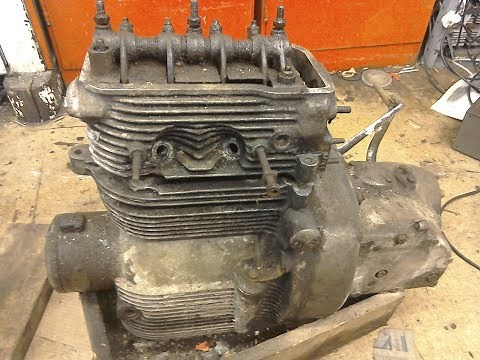 Sunbeam S8 MotorCycle first start in 43 years