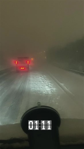Amazing Dump Truck Snow Plowing During a Snowstorm
