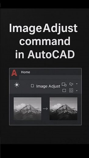 AutoCAD ImageAdjust: Enhance Image Clarity Instantly!