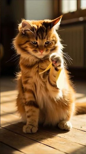 Cat’s Hilarious Tape Paw March! 🐾😂