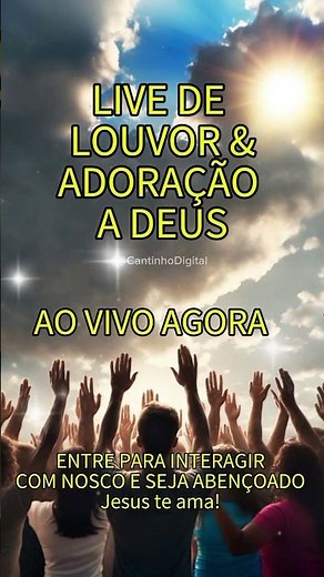 🌟 Louvor e Adoração Ao Vivo – Entre na Presença do Senhor!