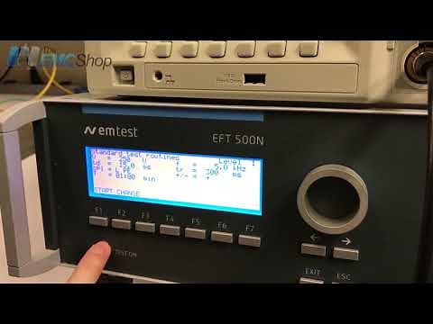 EM Test EFT500N5 Burst Electrical Fast Transient (EFT) Simulator Video Overview - Rental