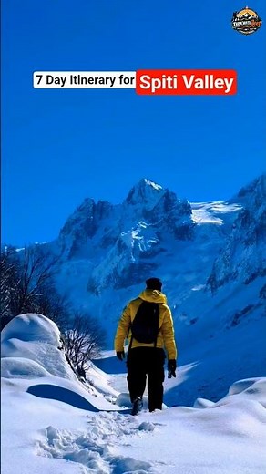 7 Days Spiti Valley Itinerary ❄️🏔️l Spiti Valley Tour Guide 2026 l #shorts