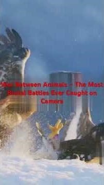 War Between Animals – The Most Brutal Battles Ever Caught on Camera. #AnimalBattle #PredatorVsPrey