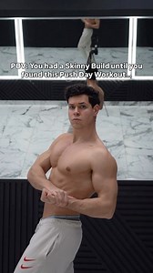 Full Push Day Workout Guide ⬇️ Chest Exercises: ▪️Incline Barbell Bench Press ▪️Flat Smith Machine Bench Press ▪️Cable Chest Fly ▪️High to Low Cable Fly Tricep Exercises: ▪️Rope Pushdown ▪️Single Arm Cross Body Extension ▪️Overhead Rope Extension Shoulder Exercises: ▪️Dual Cable Lateral Raise ▪️Seated Shoulder Press I recommend doing 2-3 sets of each for 8-12 reps! 💪🏼 When it comes to building a great physique… A push day workout is TOP tier‼️ Because it targets muscle groups that naturally wo