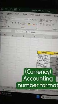 amount ke aage currency ka sign kaise lgye? #excel #excelshorts