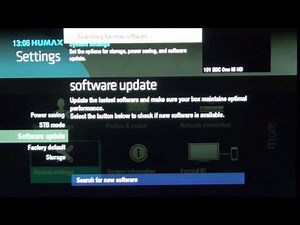 Humax HDR-1100S - Software Update