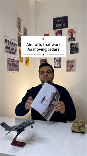 Awacs aircrafts. An airborne early warning and control (AEW&C) system. #war #military