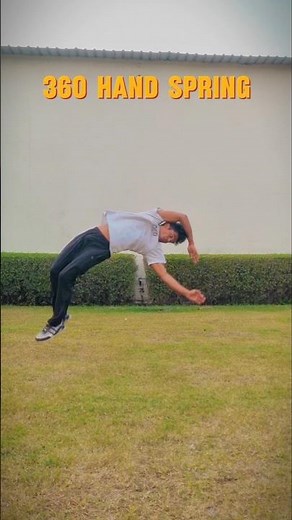 360 back hand spring tutorial #shorts #tutorrial #parkour #flip