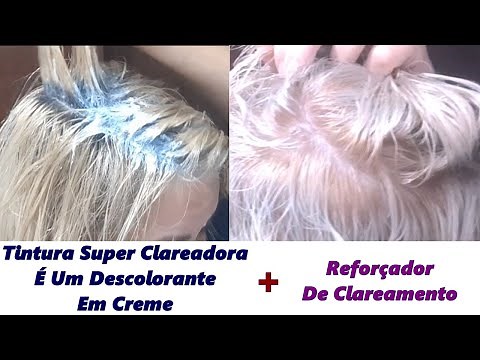Descolorir Um Cabelo castanho Claro Ou Médio-Com Reforçador e Super Clareadora ,Como Fica?