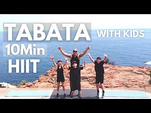 Tabata Workout with Kids 10 min / Tabata 20 10