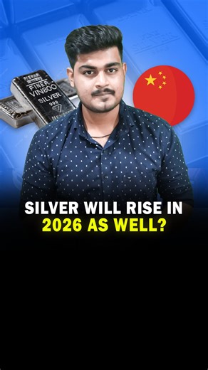 Vikas Gawri on Instagram: "Silver will Rise in 2026? 🚨 Follow @marketians to stay updated [gold, silver, platinum, personal finance, china] #silver #reels #gold"
