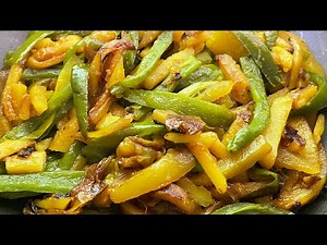 Potato And Capsicum Fry | Easy Veg Recipe