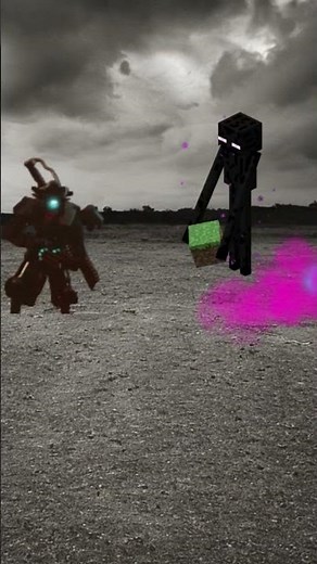 fred large cameraman 3.0 vs Enderman #skibiditoilet #minecraft