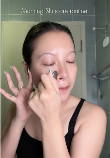 My Morning Skincare Routine 🫧✨#phyuthaeoo #fyp