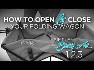 How to Open and Close Your Folding Wagon