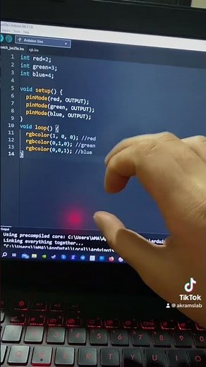 Using tabs on Arduino IDE #akramslab