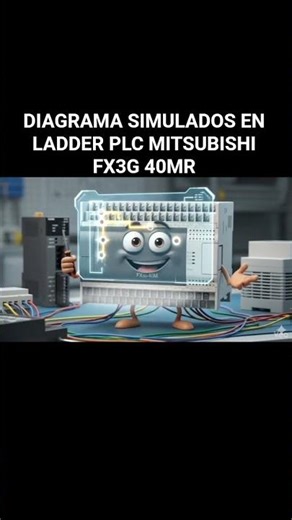 DIAGRAMA SIMULADOS EN LADDER PLC MITSUBISHI FX3G:GX DEVELOPERS MITSUBISHI: