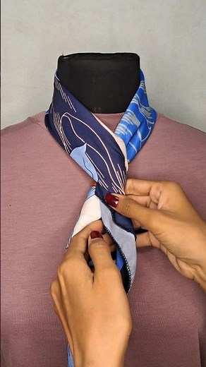 How tie a head scarf fow women |How to scarf around neck #scarfing #scarf