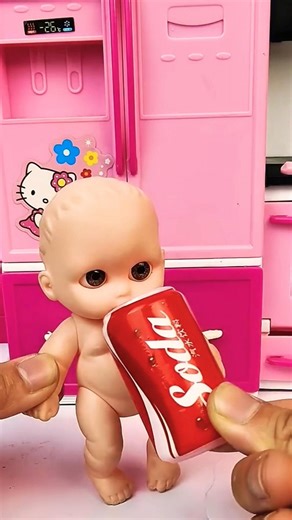 Satisfying With Unboxing Barbie Doll And and pink Bathup Playset #40 #soda #barbiedoll #doll #barbie