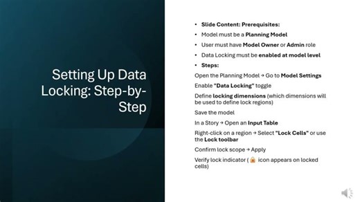 Data Locking in SAC Analytics Cloud Explained | Vartika Gupta posted on the topic | LinkedIn