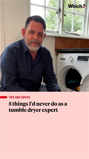 Take a look at this before you tackle your next load of damp laundry – the five things our tumble dryer expert would never do when it comes to using his machine. Want more content like this? Comment ‘HOME’ and we’ll send you our free Home newsletter, full of expert tips to help you save money and avoid household headaches. | Which?