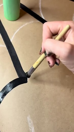 One last nod to the fall season since this black paint behaves so well 😍 | Blessed Beyond Measure Creations