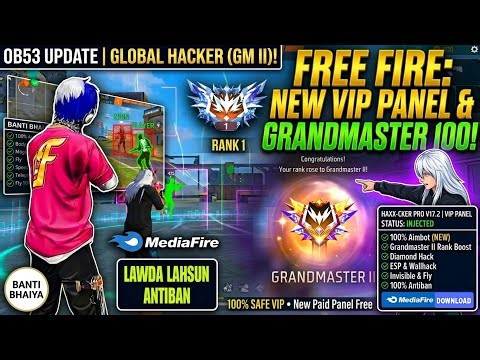 Free fire hack 🔥 FF Panel Free Fire panel Ob53 😈 FF Mod Menu Headshot ☠️ Ff Hologram - Banti Bhaiya