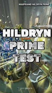 Hildryn Prime Test! #warframe #hildrynprime