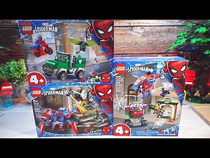 Pure builds 🔊 LEGO Spider-Man vs. Doc Ock, Menace of Mysterio, Vulture's Trucker Robbery 76147 76148