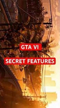 GTA 6 5 SECRET Features That Will BREAK Open World Gaming #shorts #gta6 #gtavi