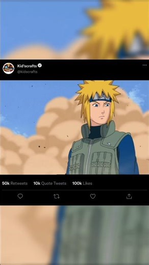 Minato’s Coldest War Moment 🟡 The Yellow Flash Shows No Mercy ⚡ #Shorts #minatonamikaze