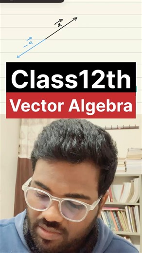 Vector Algebra Class12th NCERT | #Shorts #MathsShorts #Class12Maths #VectorAlgebra #MathsChapter10