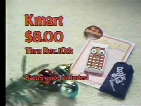1977 Kmart Department Store Commercial "Quiz Kid Calculator"