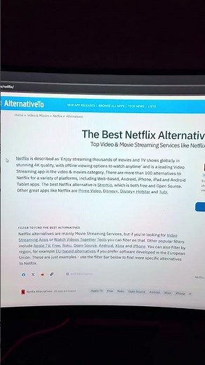 Find alternatives to any app or software 🔍