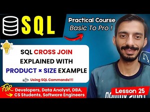 What is CROSS JOIN in SQL? | Cartesian Join with Practical Example