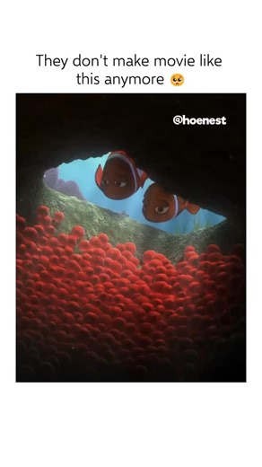 Hoenest on Instagram: "🎬 Fact: In Finding Nemo (2003), animators were trained by real marine biologists so the fish movements would look authentic — but they were specifically told not to animate the fish blinking, because fish don’t have eyelids. To keep the characters expressive without breaking biology, Pixar used subtle head tilts, body curves, and fin gestures instead of blinks. This became one of the film’s most challenging animation rules."