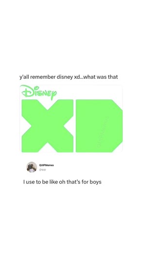 POV: We thought Disney XD was “for boys only” 😭💚#disneyfans #disneyxd